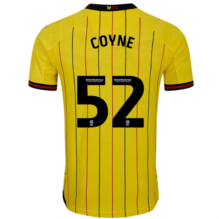 Danxen Damen Aidan Coyne #52 Gelb Schwarz Heimtrikot Trikot 2024/25 T-Shirt