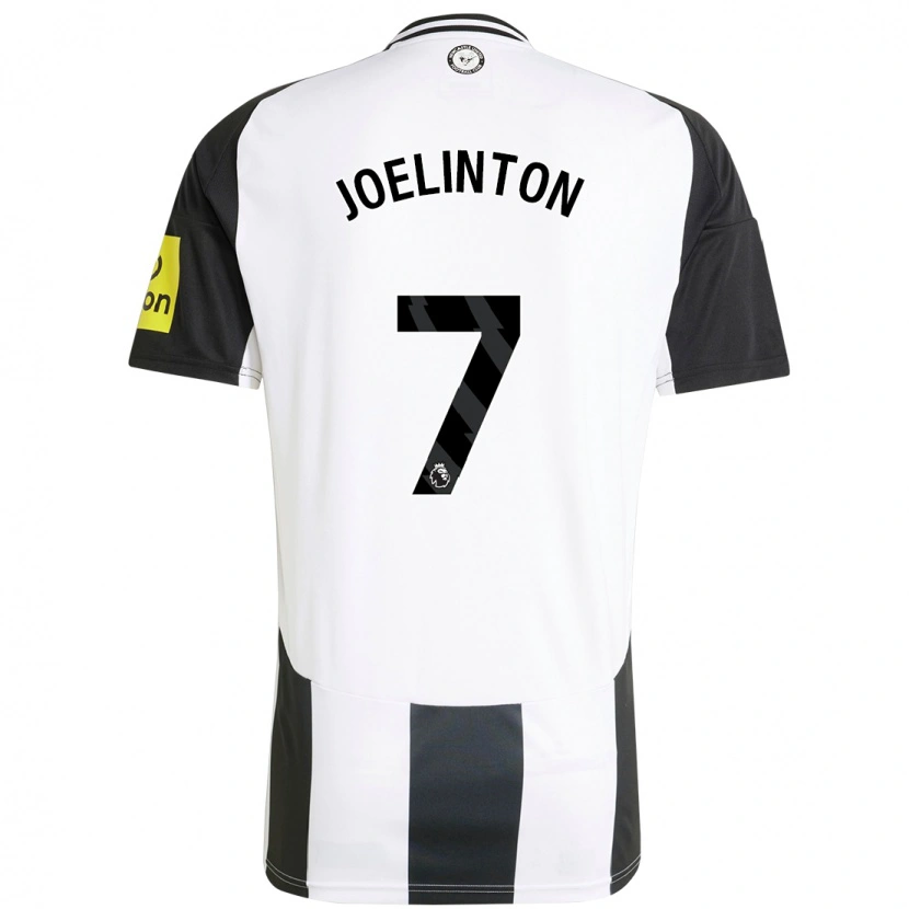 Danxen Damen Joelinton #7 Weiß Schwarz Heimtrikot Trikot 2024/25 T-Shirt