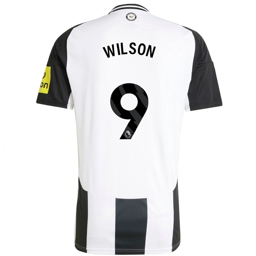 Danxen Damen Callum Wilson #9 Weiß Schwarz Heimtrikot Trikot 2024/25 T-Shirt