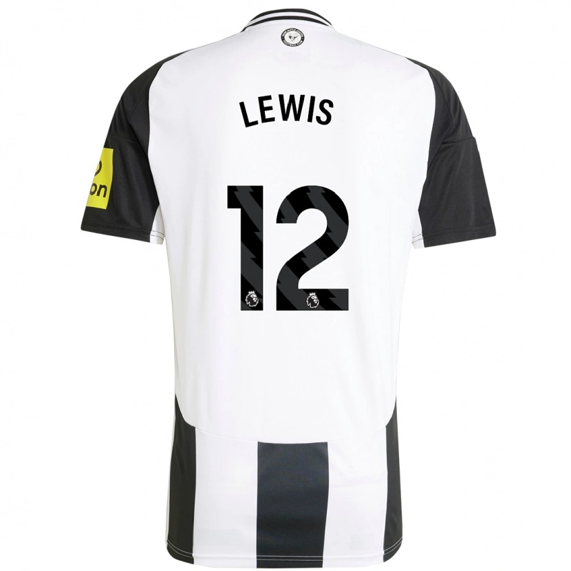 Danxen Damen Jamal Lewis #12 Weiß Schwarz Heimtrikot Trikot 2024/25 T-Shirt