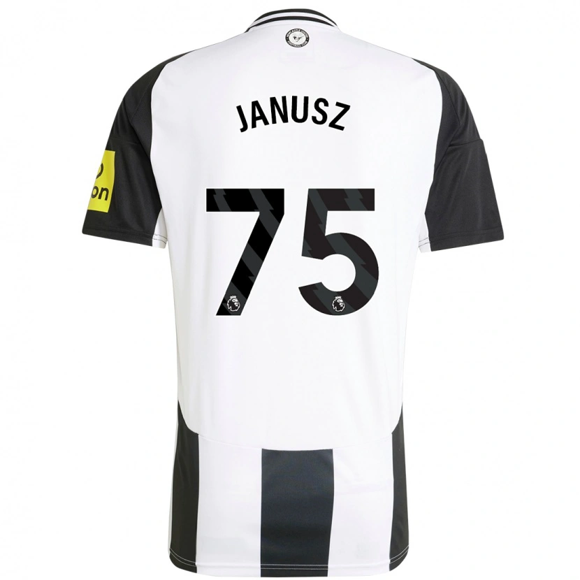 Danxen Damen Adrian Janusz #75 Weiß Schwarz Heimtrikot Trikot 2024/25 T-Shirt