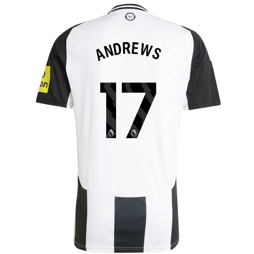 Danxen Damen Amy Andrews #17 Weiß Schwarz Heimtrikot Trikot 2024/25 T-Shirt