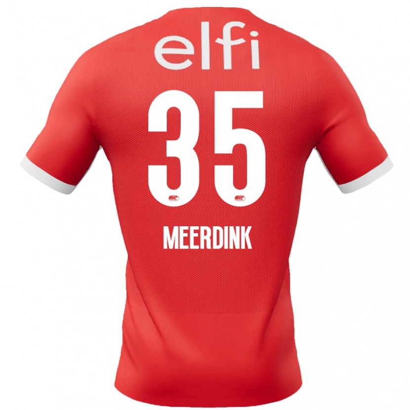 Danxen Damen Mexx Meerdink #35 Rot Weiß Heimtrikot Trikot 2024/25 T-Shirt