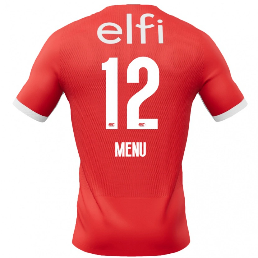 Danxen Damen Mathijs Menu #12 Rot Weiß Heimtrikot Trikot 2024/25 T-Shirt