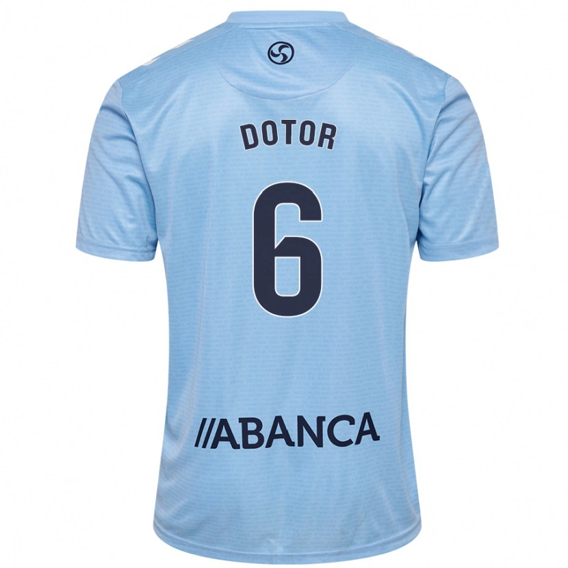 Danxen Damen Carlos Dotor #6 Himmelblau Heimtrikot Trikot 2024/25 T-Shirt