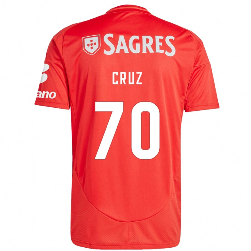 Danxen Damen Filipe Cruz #70 Rot Weiß Heimtrikot Trikot 2024/25 T-Shirt