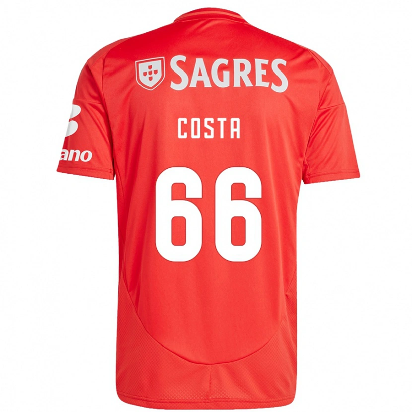 Danxen Damen Rute Costa #66 Rot Weiß Heimtrikot Trikot 2024/25 T-Shirt