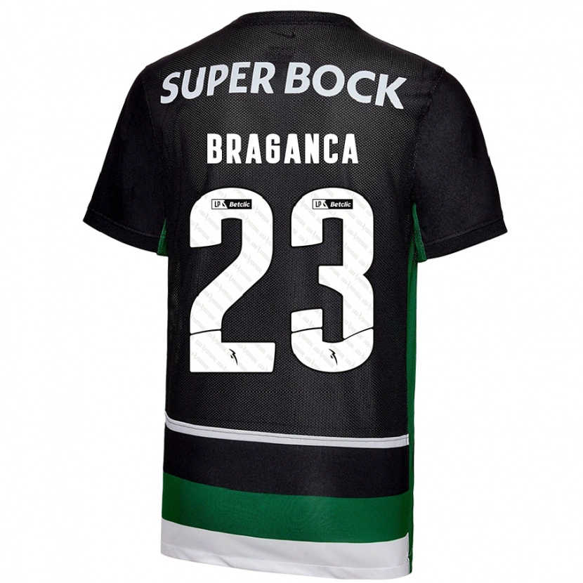 Danxen Damen Daniel Bragança #23 Schwarz Weiß Grün Heimtrikot Trikot 2024/25 T-Shirt