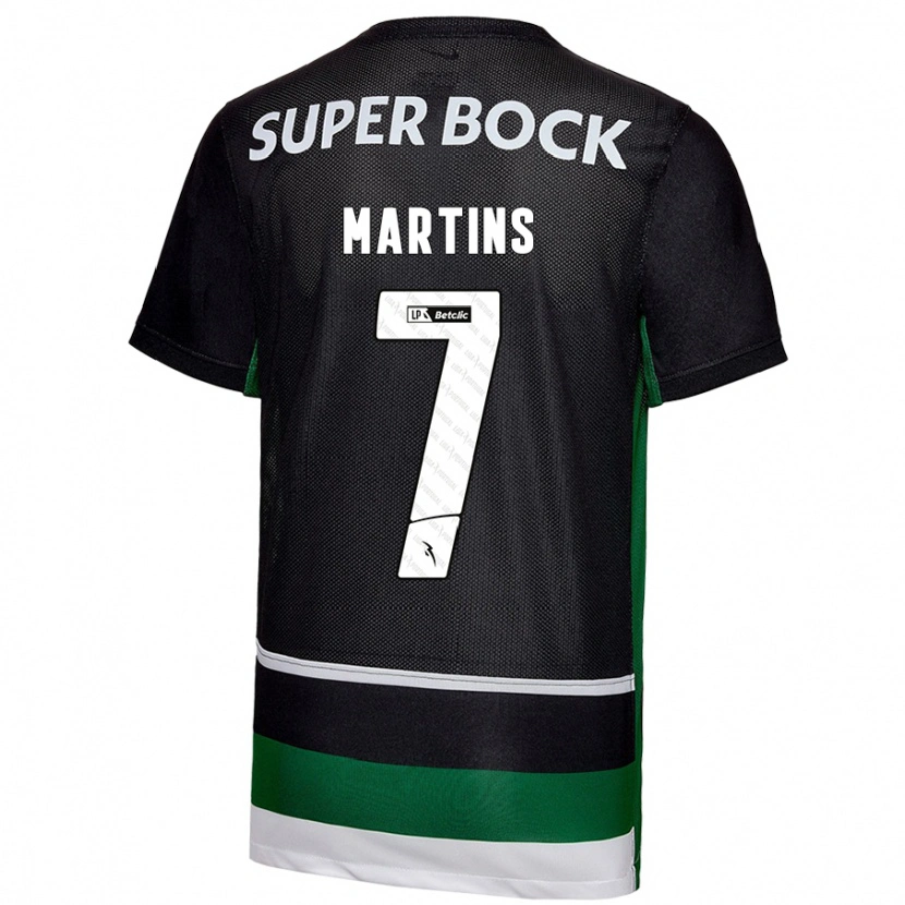 Danxen Damen Joana Martins #7 Schwarz Weiß Grün Heimtrikot Trikot 2024/25 T-Shirt