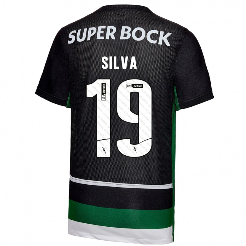 Danxen Damen Diana Silva #19 Schwarz Weiß Grün Heimtrikot Trikot 2024/25 T-Shirt