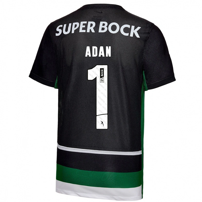 Danxen Damen Antonio Adán #1 Schwarz Weiß Grün Heimtrikot Trikot 2024/25 T-Shirt