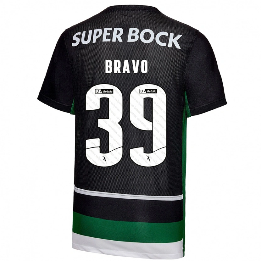 Danxen Damen Bravo #39 Schwarz Weiß Grün Heimtrikot Trikot 2024/25 T-Shirt