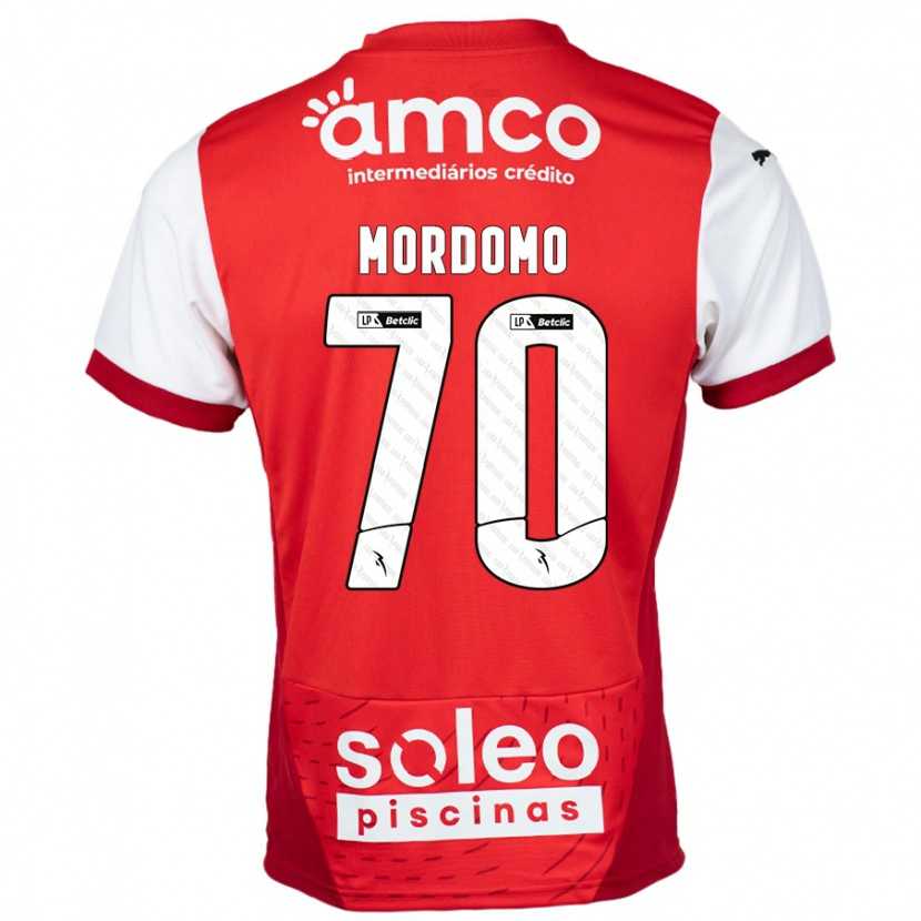 Danxen Damen Mordomo #70 Rot Weiß Heimtrikot Trikot 2024/25 T-Shirt