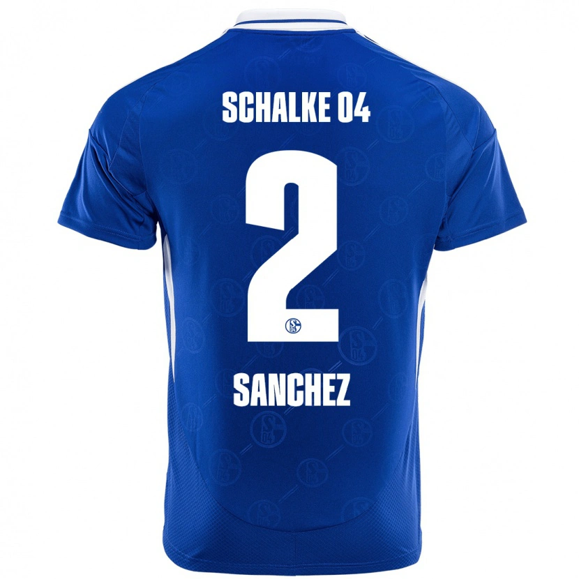 Danxen Damen Felipe Sánchez #2 Königsblau Heimtrikot Trikot 2024/25 T-Shirt