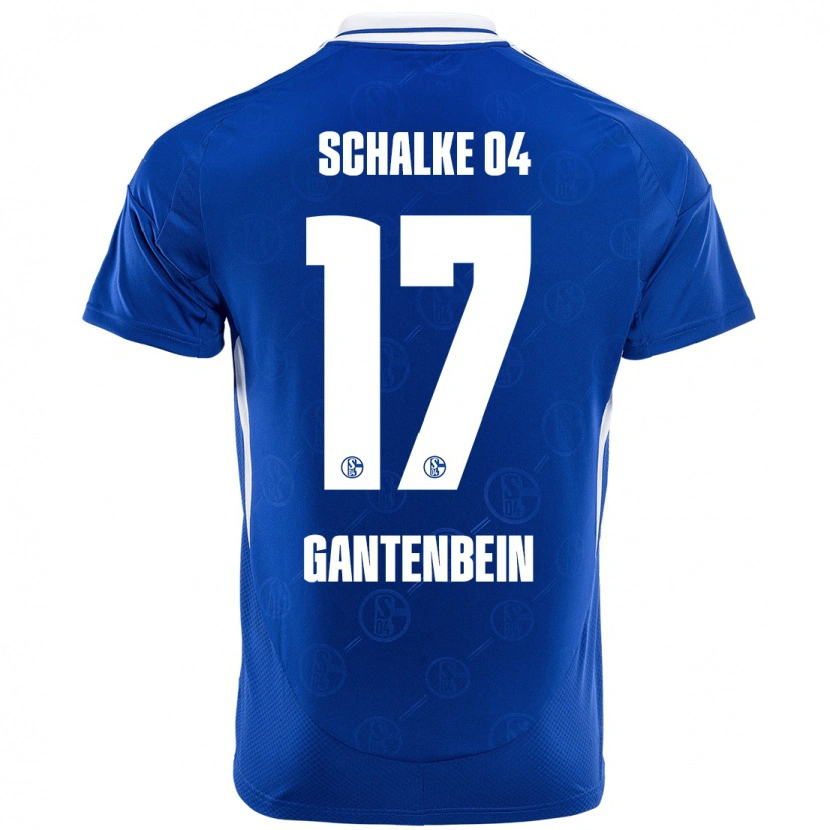 Danxen Damen Adrian Gantenbein #17 Königsblau Heimtrikot Trikot 2024/25 T-Shirt
