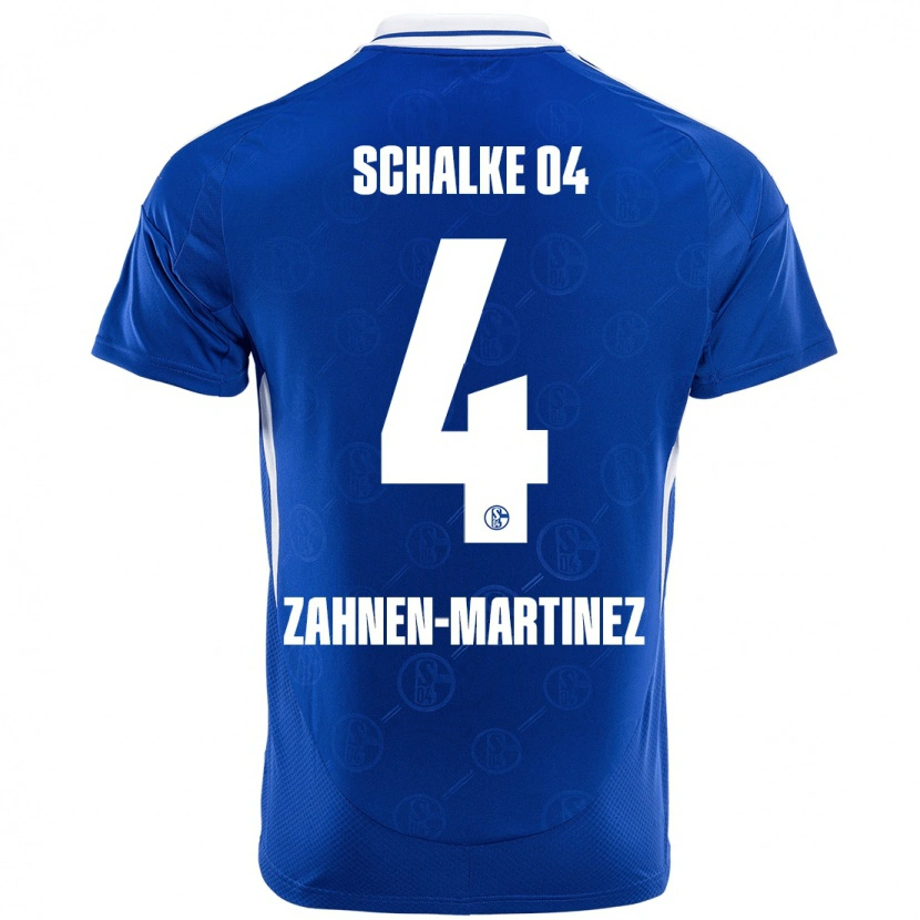 Danxen Damen Pablo Zahnen-Martinez #4 Königsblau Heimtrikot Trikot 2024/25 T-Shirt