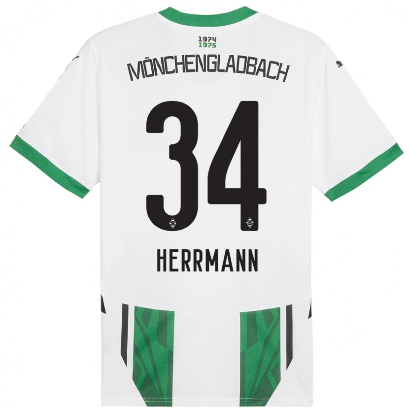 Danxen Damen Charles Herrmann #34 Weiß Grün Heimtrikot Trikot 2024/25 T-Shirt