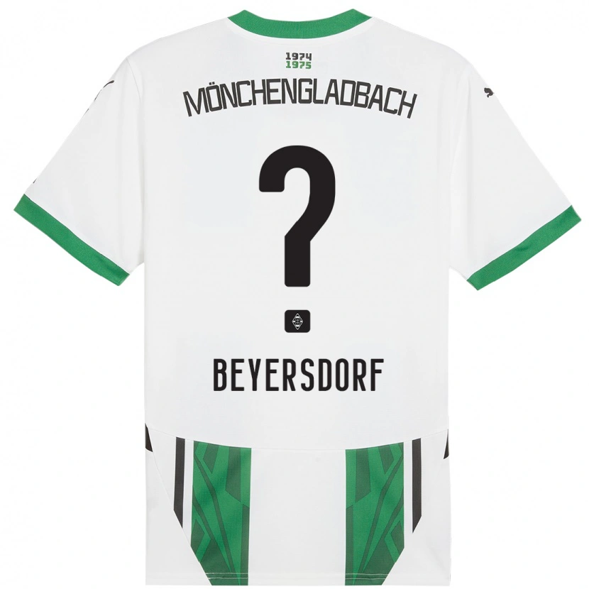 Danxen Damen Chris Beyersdorf #0 Weiß Grün Heimtrikot Trikot 2024/25 T-Shirt