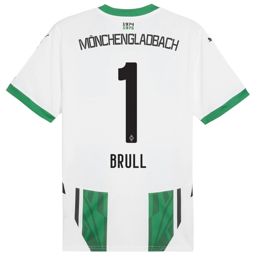 Danxen Damen Maximilian Brüll #1 Weiß Grün Heimtrikot Trikot 2024/25 T-Shirt
