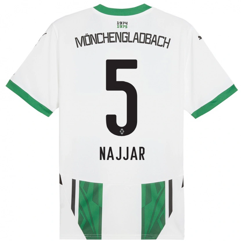 Danxen Damen Jamil Najjar #5 Weiß Grün Heimtrikot Trikot 2024/25 T-Shirt