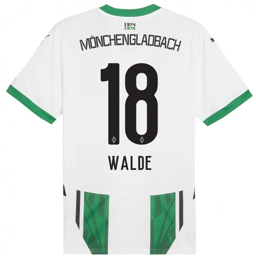 Danxen Damen Simon Walde #18 Weiß Grün Heimtrikot Trikot 2024/25 T-Shirt