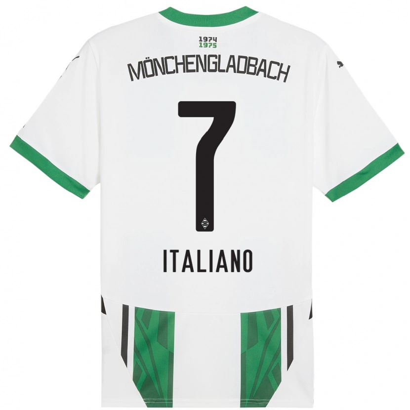 Danxen Damen Jacob Italiano #7 Weiß Grün Heimtrikot Trikot 2024/25 T-Shirt