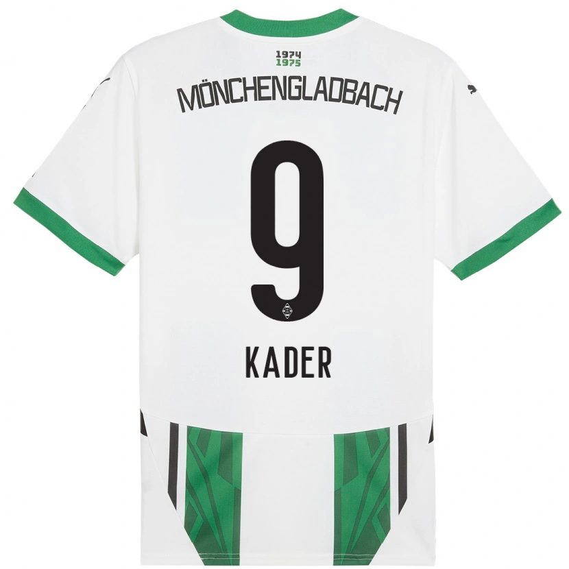 Danxen Damen Cagatay Kader #9 Weiß Grün Heimtrikot Trikot 2024/25 T-Shirt