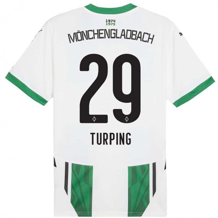 Danxen Damen Selim Turping #29 Weiß Grün Heimtrikot Trikot 2024/25 T-Shirt