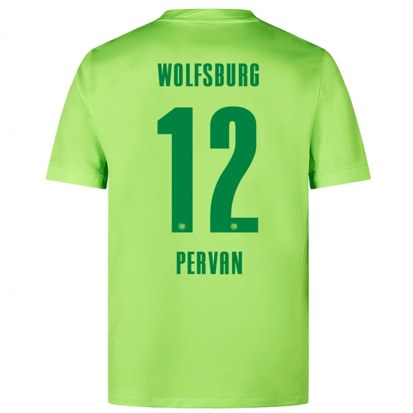 Danxen Damen Pavao Pervan #12 Fluoreszierendes Grün Heimtrikot Trikot 2024/25 T-Shirt