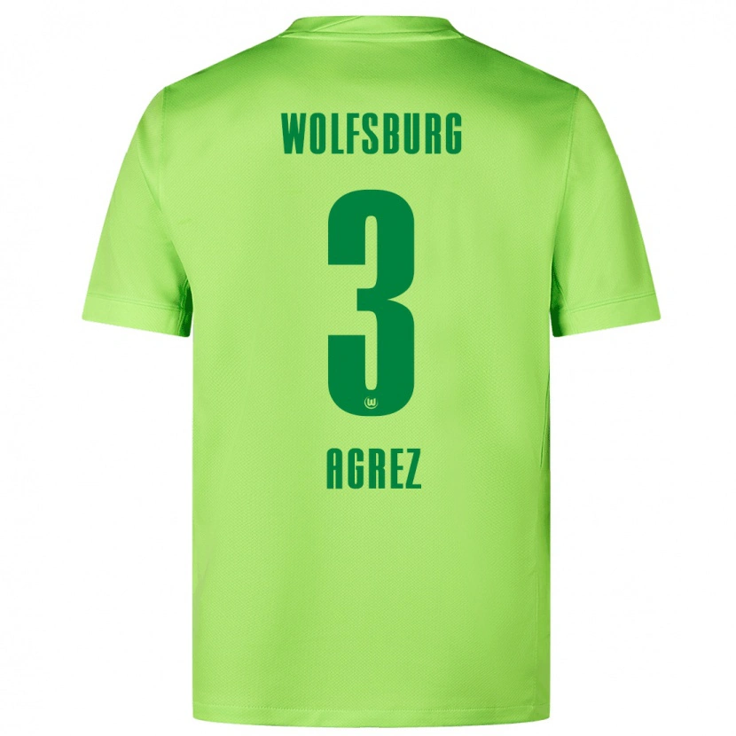 Danxen Damen Sara Agrež #3 Fluoreszierendes Grün Heimtrikot Trikot 2024/25 T-Shirt