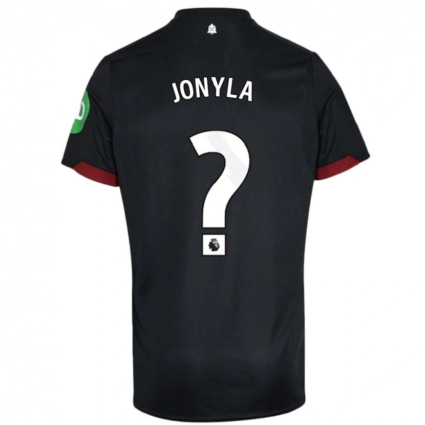 Danxen Damen Tomas Jonyla #0 Schwarz Weiß Auswärtstrikot Trikot 2024/25 T-Shirt