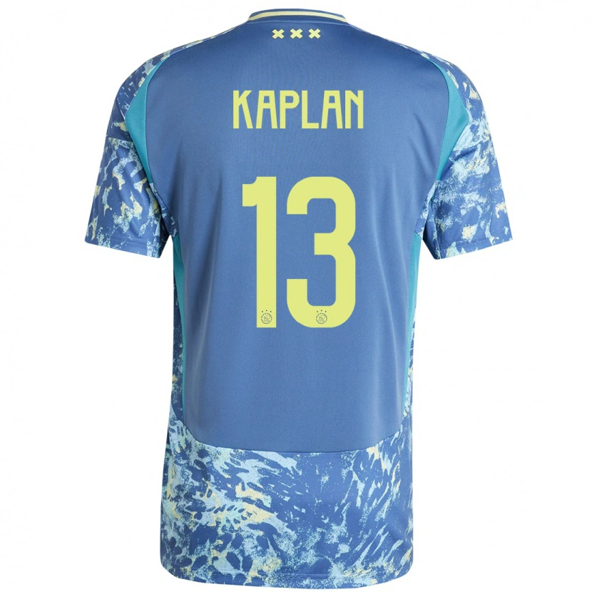 Danxen Damen Ahmetcan Kaplan #13 Grau Blau Gelb Auswärtstrikot Trikot 2024/25 T-Shirt