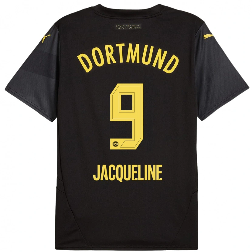 Danxen Damen Moreno Jacqueline #9 Schwarz Gelb Auswärtstrikot Trikot 2024/25 T-Shirt
