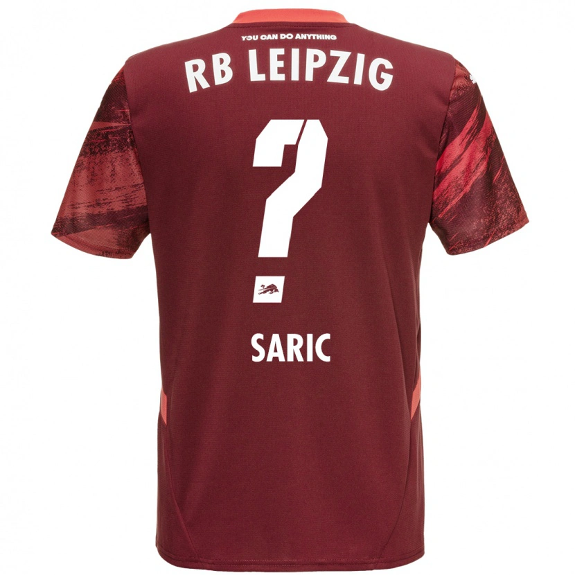 Danxen Damen Lucio Saric #0 Burgunderrot Auswärtstrikot Trikot 2024/25 T-Shirt