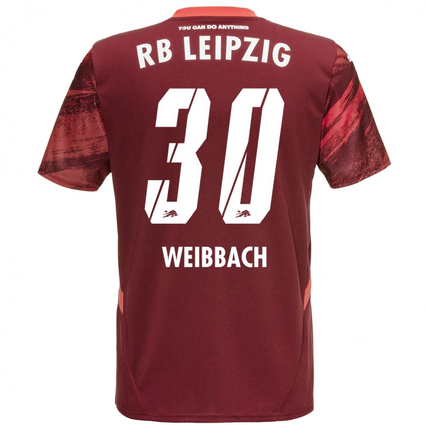 Danxen Damen Noah Weißbach #30 Burgunderrot Auswärtstrikot Trikot 2024/25 T-Shirt
