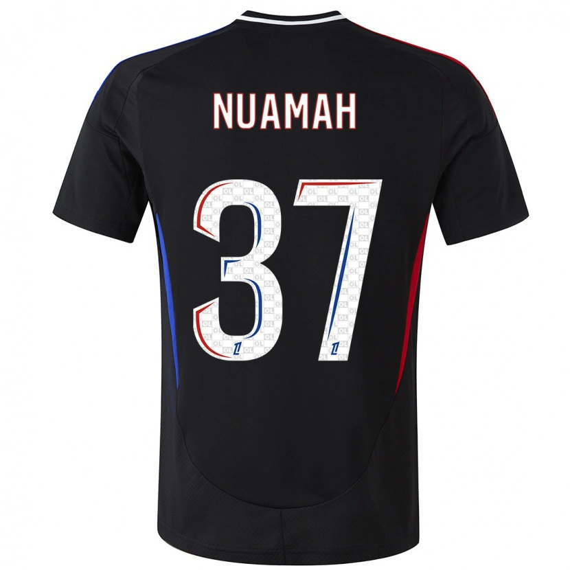 Danxen Damen Ernest Nuamah #37 Schwarz Auswärtstrikot Trikot 2024/25 T-Shirt