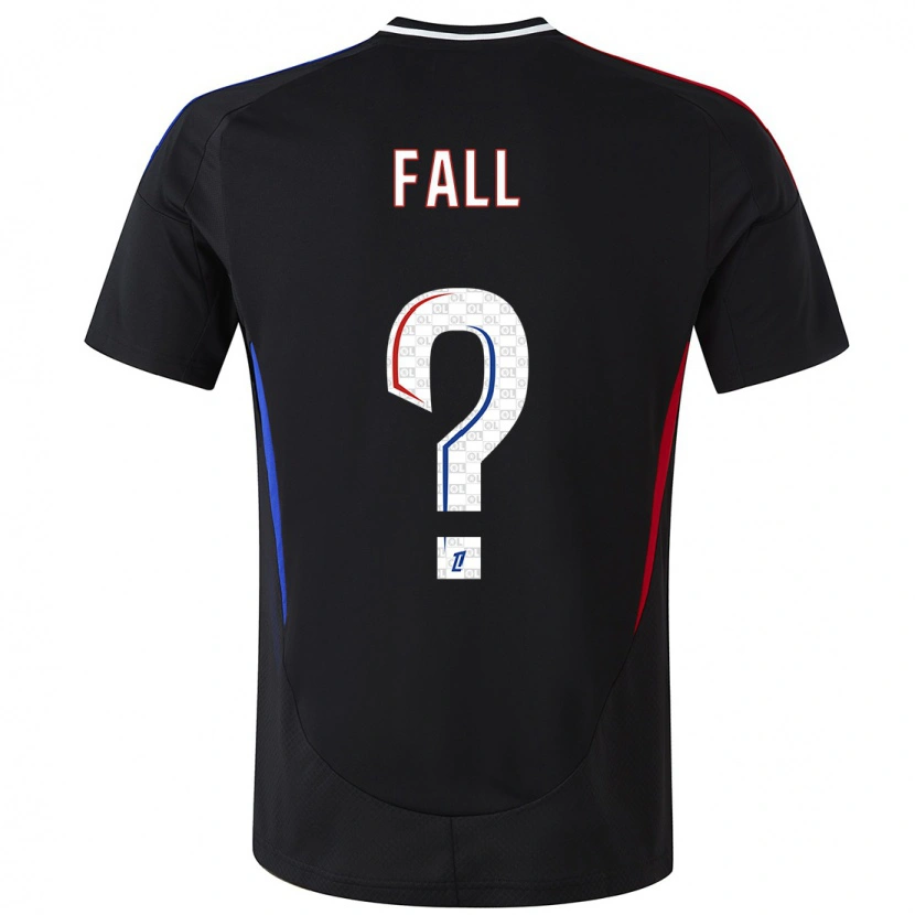 Danxen Damen Ibrahima Fall #0 Schwarz Auswärtstrikot Trikot 2024/25 T-Shirt
