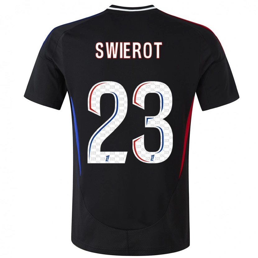 Danxen Damen Julie Swierot #23 Schwarz Auswärtstrikot Trikot 2024/25 T-Shirt