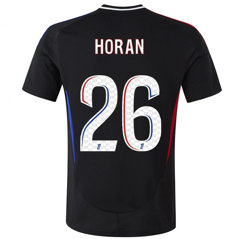 Danxen Damen Lindsey Horan #26 Schwarz Auswärtstrikot Trikot 2024/25 T-Shirt