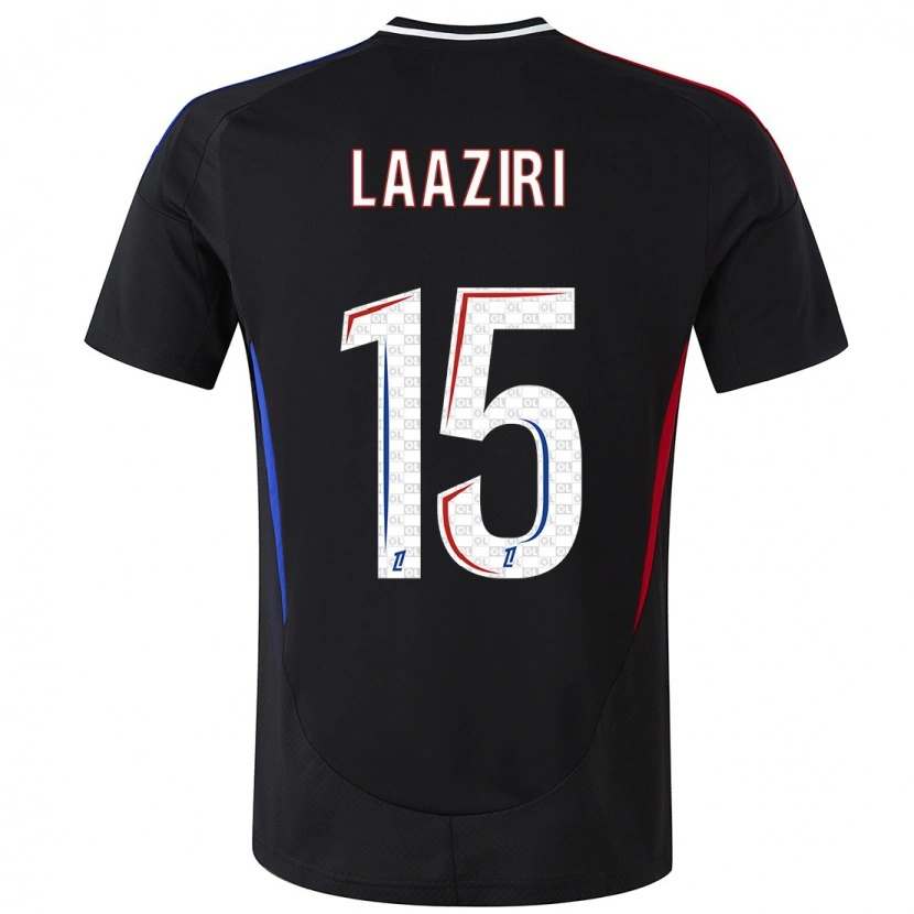 Danxen Damen Achraf Laâziri #15 Schwarz Auswärtstrikot Trikot 2024/25 T-Shirt