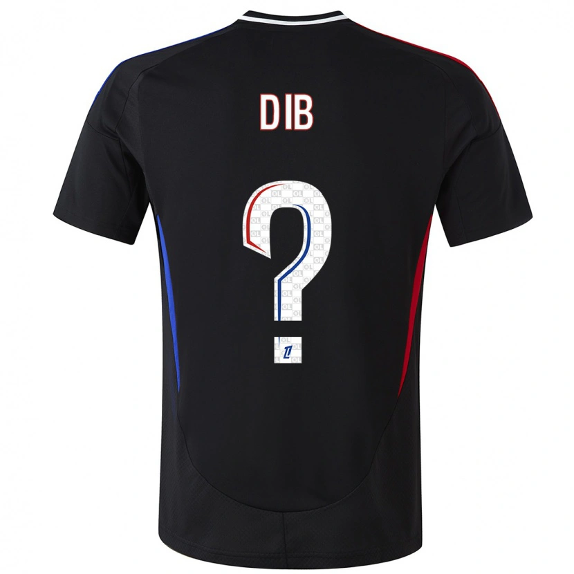 Danxen Damen Djibrail Dib #0 Schwarz Auswärtstrikot Trikot 2024/25 T-Shirt