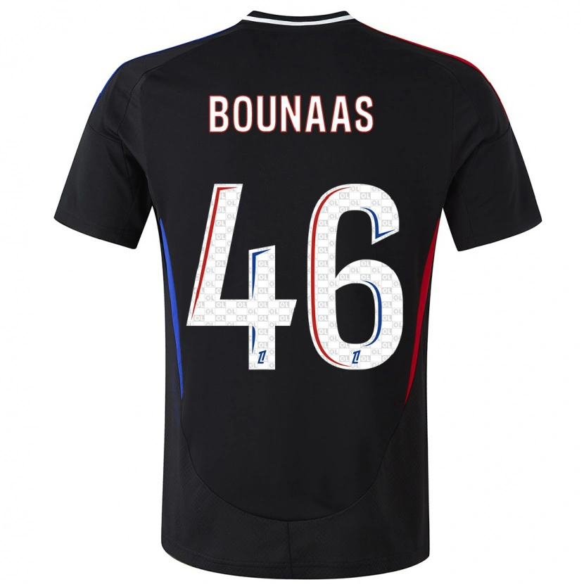 Danxen Damen Idris Bounaas #46 Schwarz Auswärtstrikot Trikot 2024/25 T-Shirt