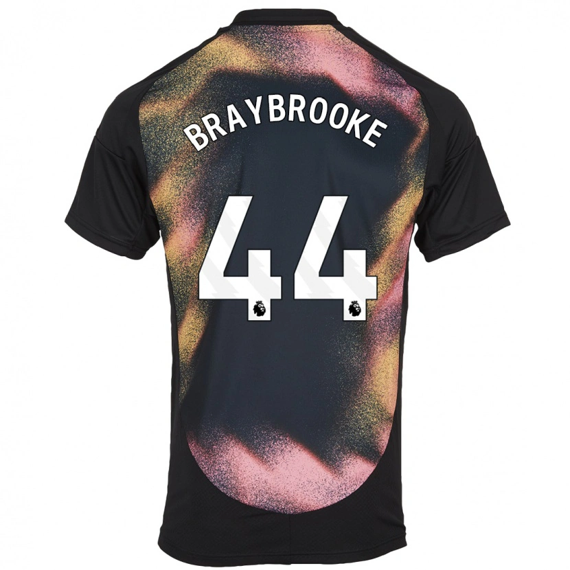 Danxen Damen Sammy Braybrooke #44 Schwarz Weiß Auswärtstrikot Trikot 2024/25 T-Shirt