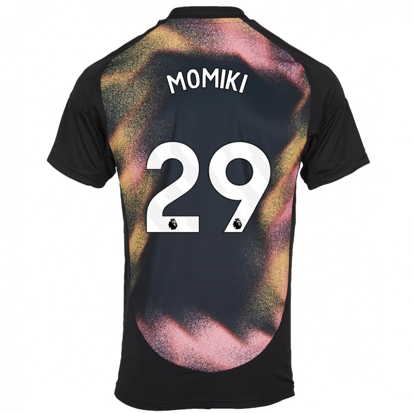 Danxen Damen Yuka Momiki #29 Schwarz Weiß Auswärtstrikot Trikot 2024/25 T-Shirt