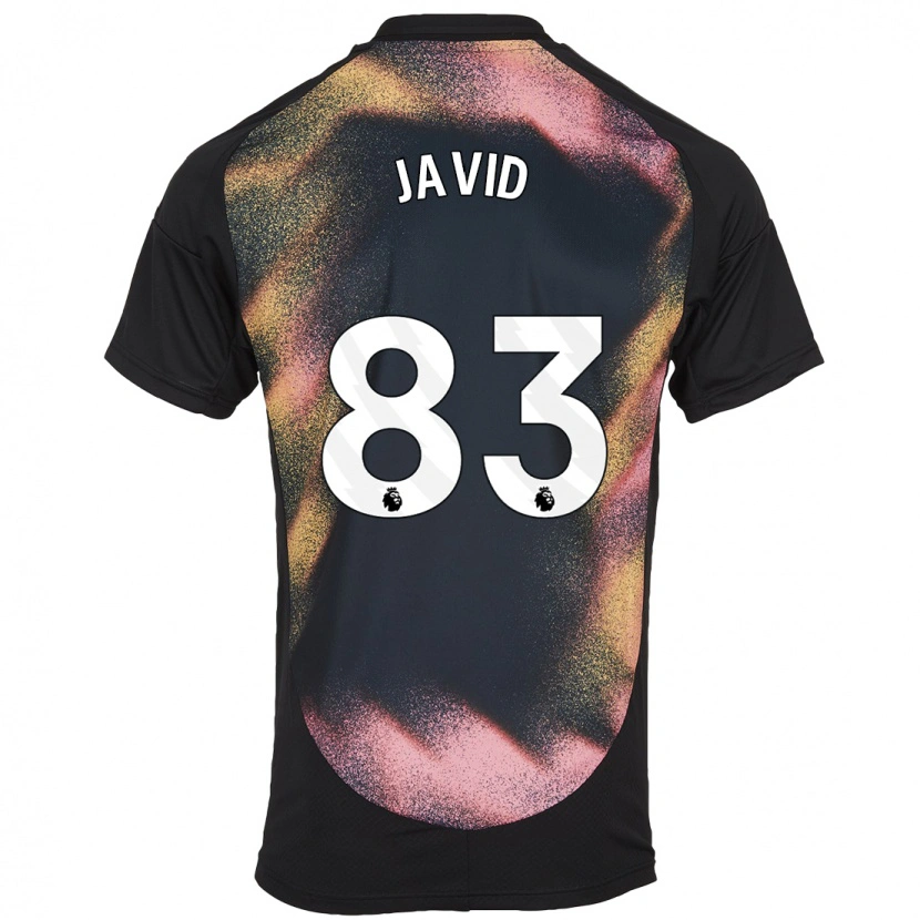 Danxen Damen Abdullah Javid #83 Schwarz Weiß Auswärtstrikot Trikot 2024/25 T-Shirt