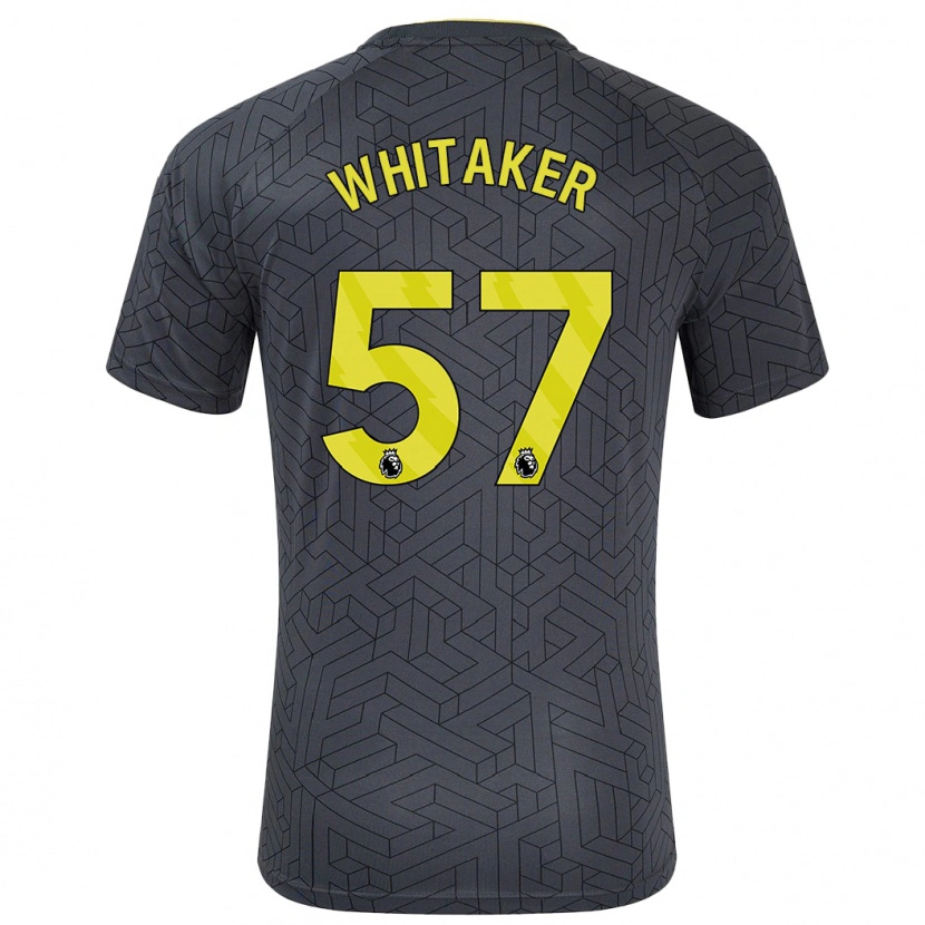 Danxen Damen Charlie Whitaker #57 Schwarz Gelb Auswärtstrikot Trikot 2024/25 T-Shirt