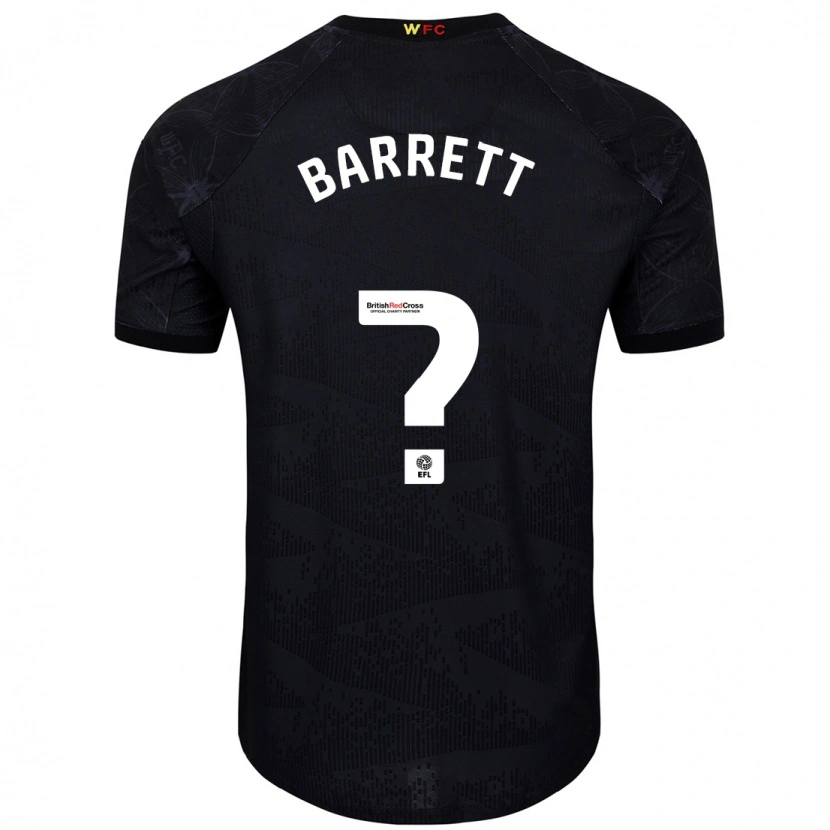 Danxen Damen Hayden Barrett #0 Schwarz Weiß Auswärtstrikot Trikot 2024/25 T-Shirt