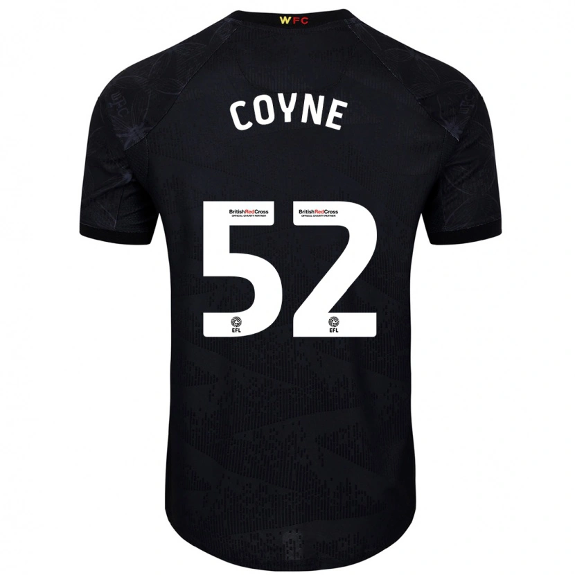 Danxen Damen Aidan Coyne #52 Schwarz Weiß Auswärtstrikot Trikot 2024/25 T-Shirt