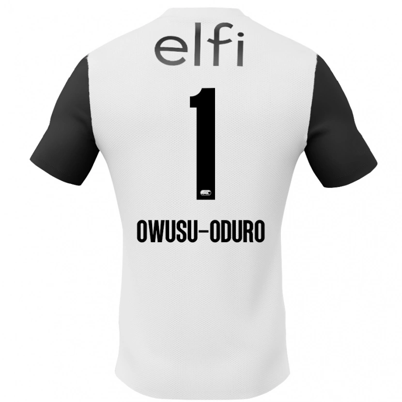Danxen Damen Rome Jayden Owusu-Oduro #1 Weiß Schwarz Auswärtstrikot Trikot 2024/25 T-Shirt