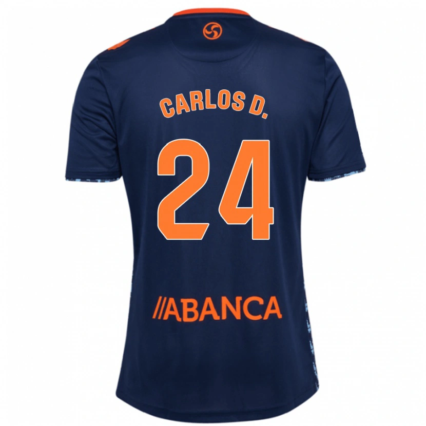 Danxen Damen Carlos Domínguez #24 Marineblau Auswärtstrikot Trikot 2024/25 T-Shirt
